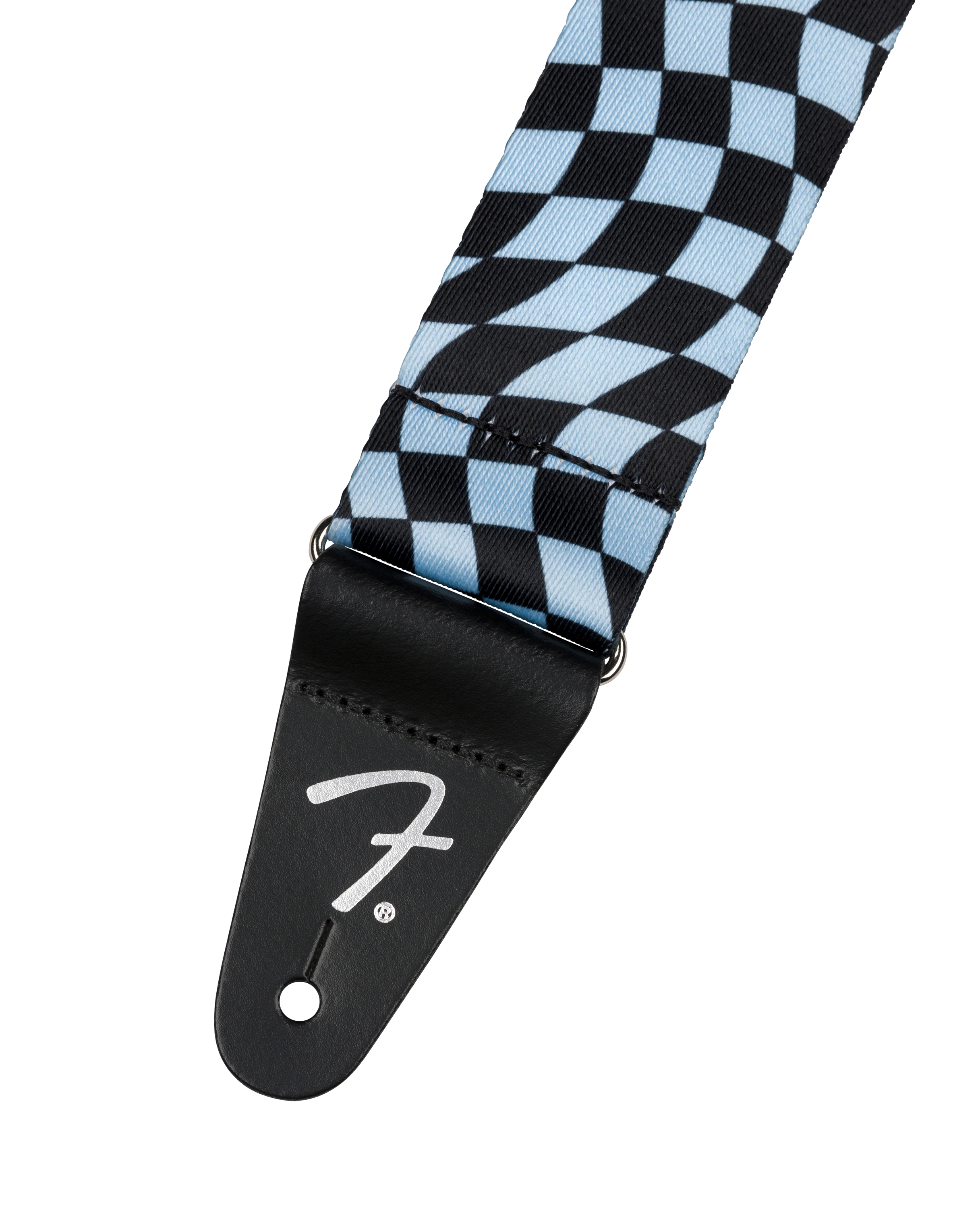 Fender Sangle Polyester À Double OndulÉ Bleu - Correa - Variation 1