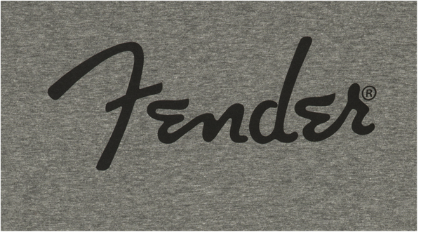 Fender Spaghetti Logo T Grey Medium - M - Camiseta - Variation 2