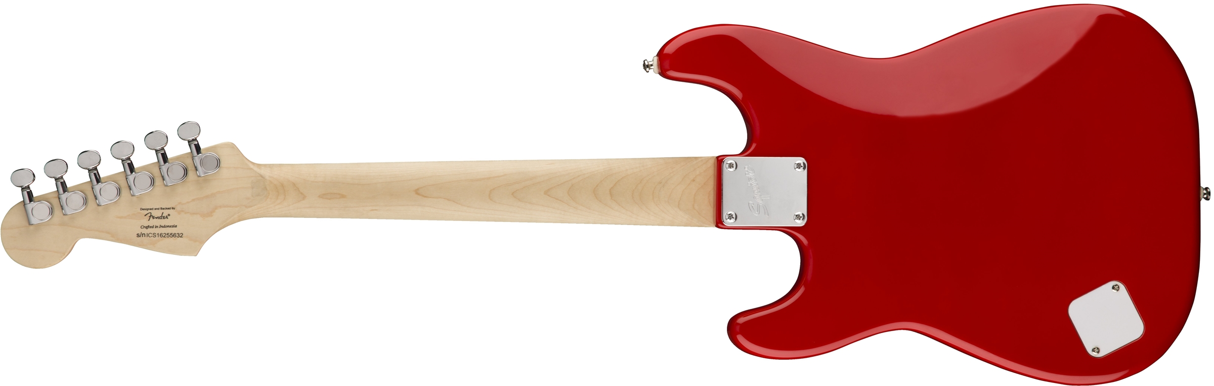 Squier Squier Mini Strat V2 Ht Sss Lau - Torino Red - Guitarra eléctrica para niños - Variation 1
