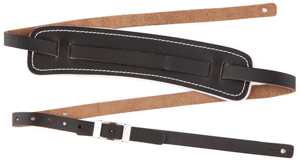 Fender Vintage Standard Leather Strap Black - Correa - Variation 1