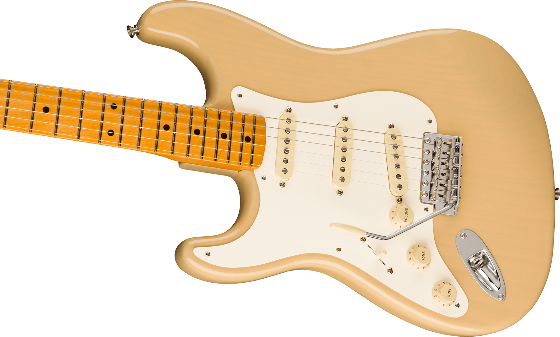 Fender Strat 1957 American Vintage Ii Lh Gaucher Usa 3s Trem Mn - Vintage Blonde - Guitarra electrica para zurdos - Variation 2