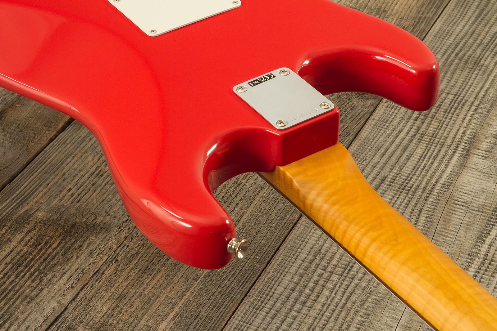 Fender Strat 1961 American Vintage Ii Ltd Usa 3s Trem Rw - Fiesta Red - Guitarra eléctrica con forma de str. - Variation 8