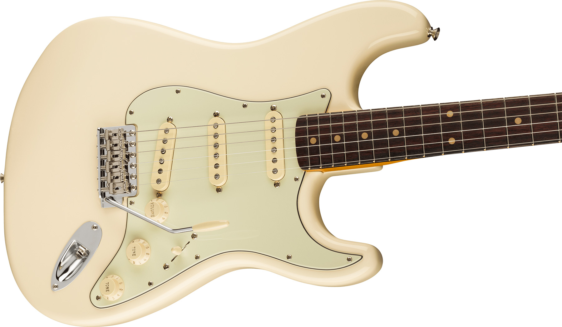 Fender Strat 1961 American Vintage Ii Usa 3s Trem Rw - Olympic White - Guitarra eléctrica con forma de str. - Variation 2