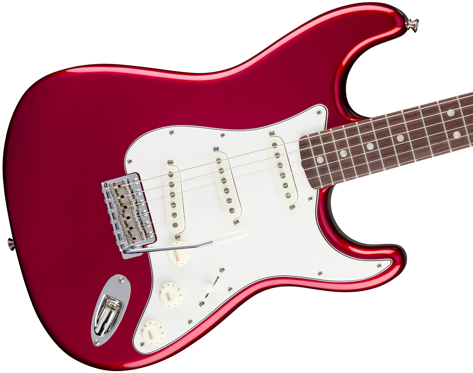 Fender Strat 1965 American Vintage Ii Usa 3s Trem Rw - Candy Apple Red - Guitarra eléctrica con forma de str. - Variation 2