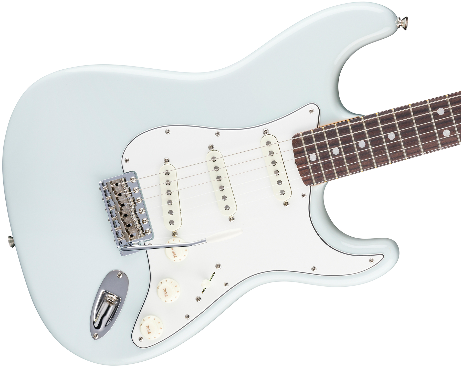Fender Strat 1965 American Vintage Ii Usa 3s Trem Rw - Sonic Blue - Guitarra eléctrica con forma de str. - Variation 2