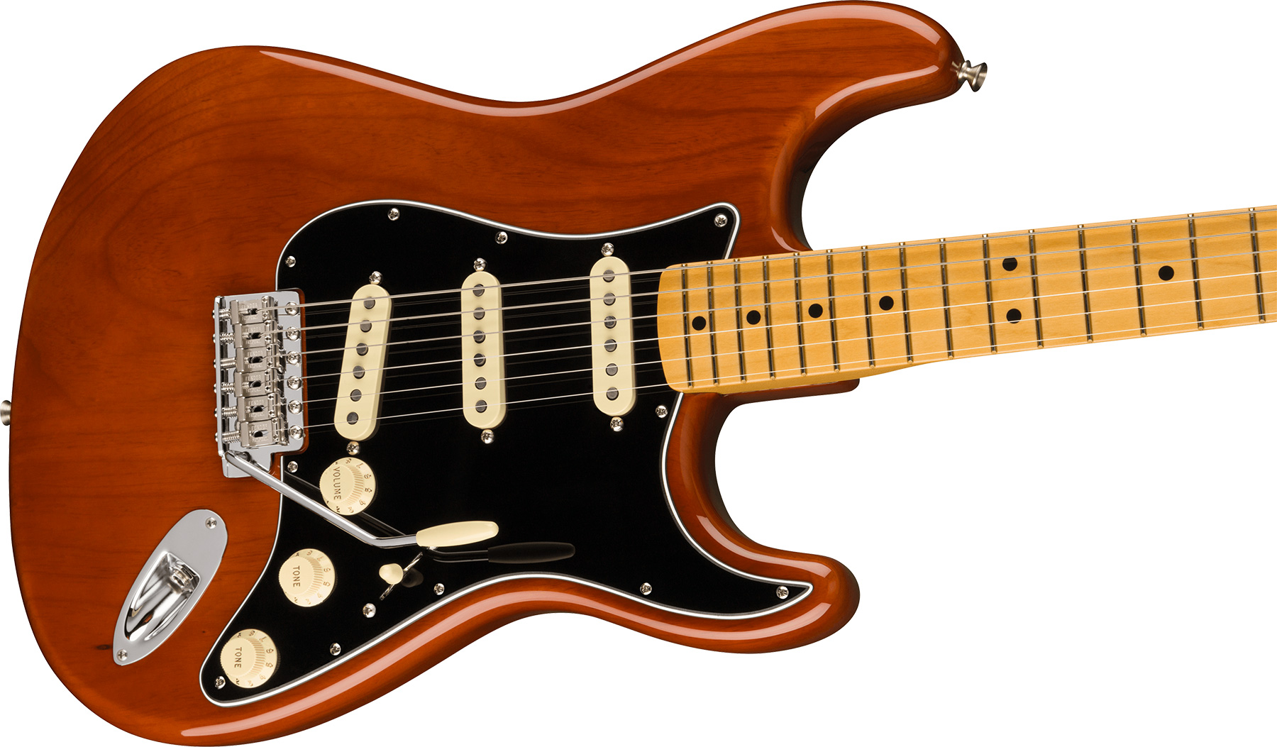 Fender Strat 1973 American Vintage Ii Usa 3s Trem Mn - Mocha - Guitarra eléctrica con forma de str. - Variation 2