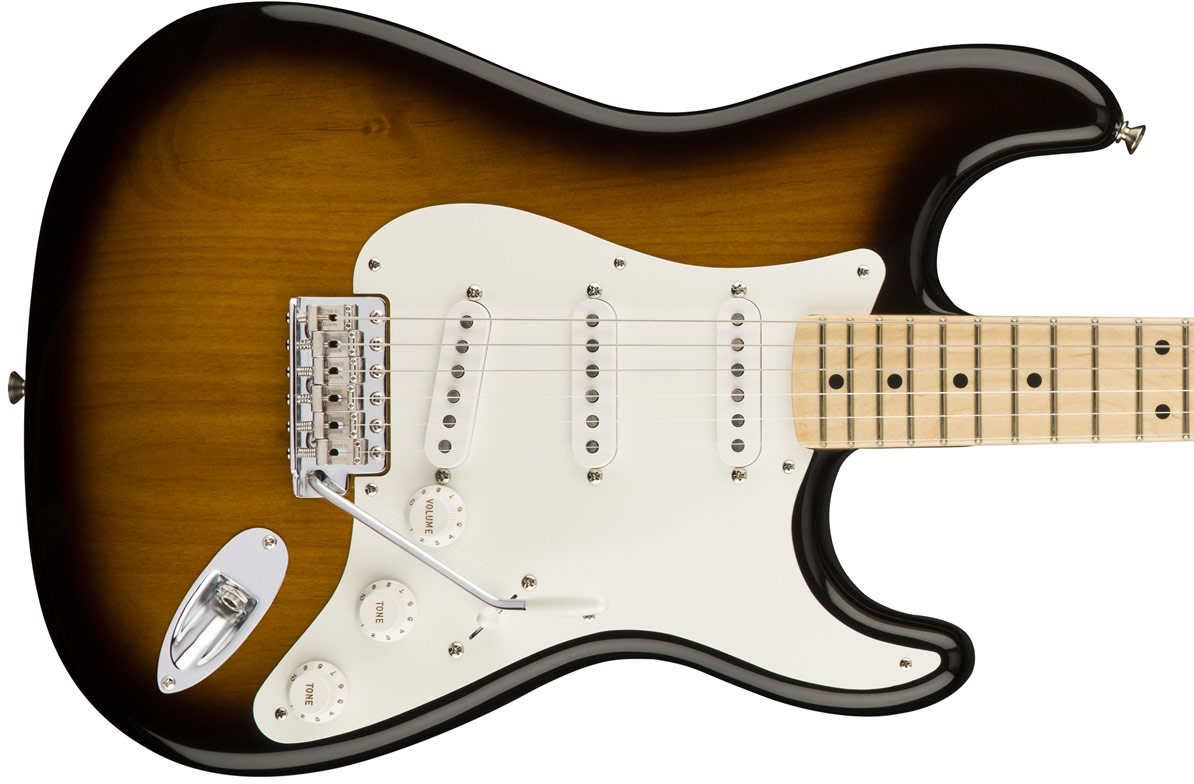 Fender Strat '50s American Original Usa Sss Mn - 2-color Sunburst - Guitarra eléctrica con forma de str. - Variation 1