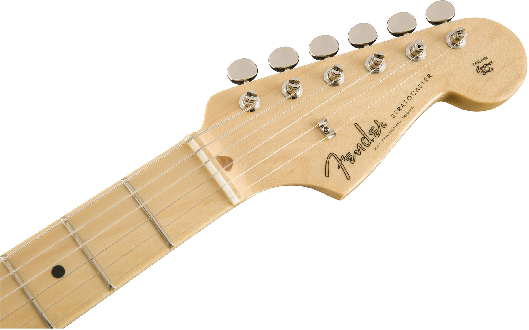 Fender Strat '50s American Original Usa Sss Mn - White Blonde - Guitarra eléctrica con forma de str. - Variation 1