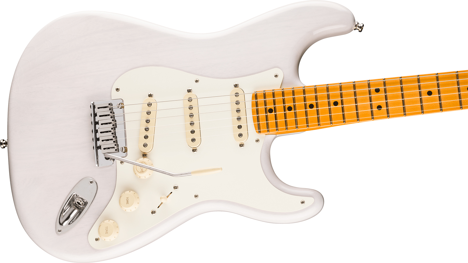 Fender Strat 50s American Ultra Luxe Usa 3s Trem Mn - White Blonde - Guitarra eléctrica con forma de str. - Variation 2