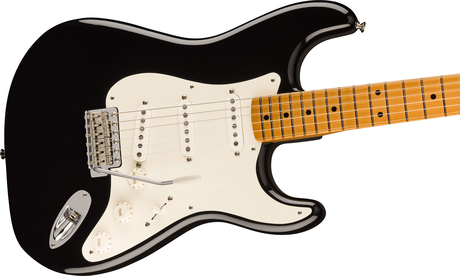 Fender Strat 50s Vintera 2 Mex 3s Trem Mn - Black - Guitarra eléctrica con forma de str. - Variation 2