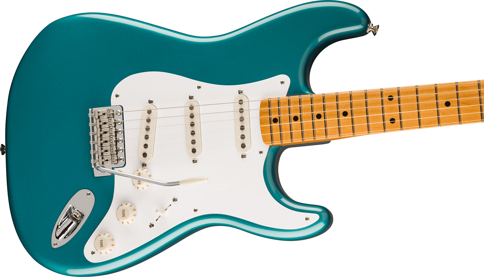 Fender Strat 50s Vintera 2 Mex 3s Trem Mn - Ocean Turquoise - Guitarra eléctrica con forma de str. - Variation 2