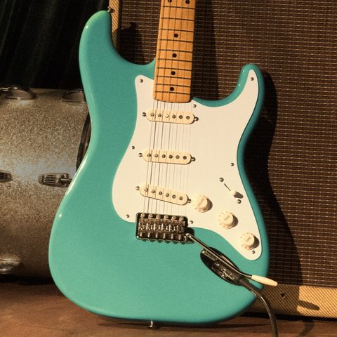 Fender Strat 50s Vintera Vintage Mex Mn - Seafoam Green - Guitarra eléctrica con forma de str. - Variation 6