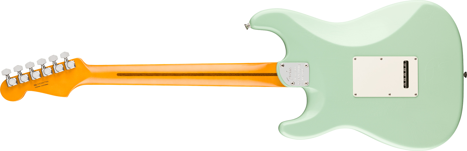 Fender Strat 60s American Ultra Luxe Usa 3s Trem Rw - Surf Green - Guitarra eléctrica con forma de str. - Variation 1