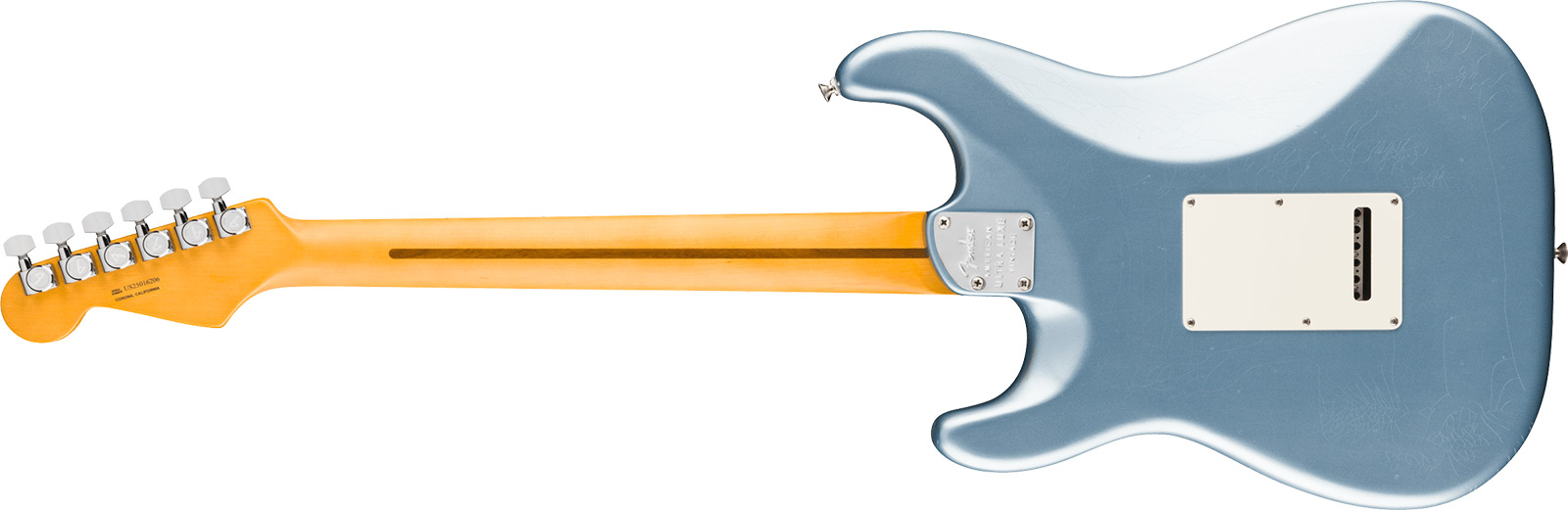 Fender Strat 60s American Ultra Luxe Usa 3s Trem Rw - Ice Blue Metallic - Guitarra eléctrica con forma de str. - Variation 1