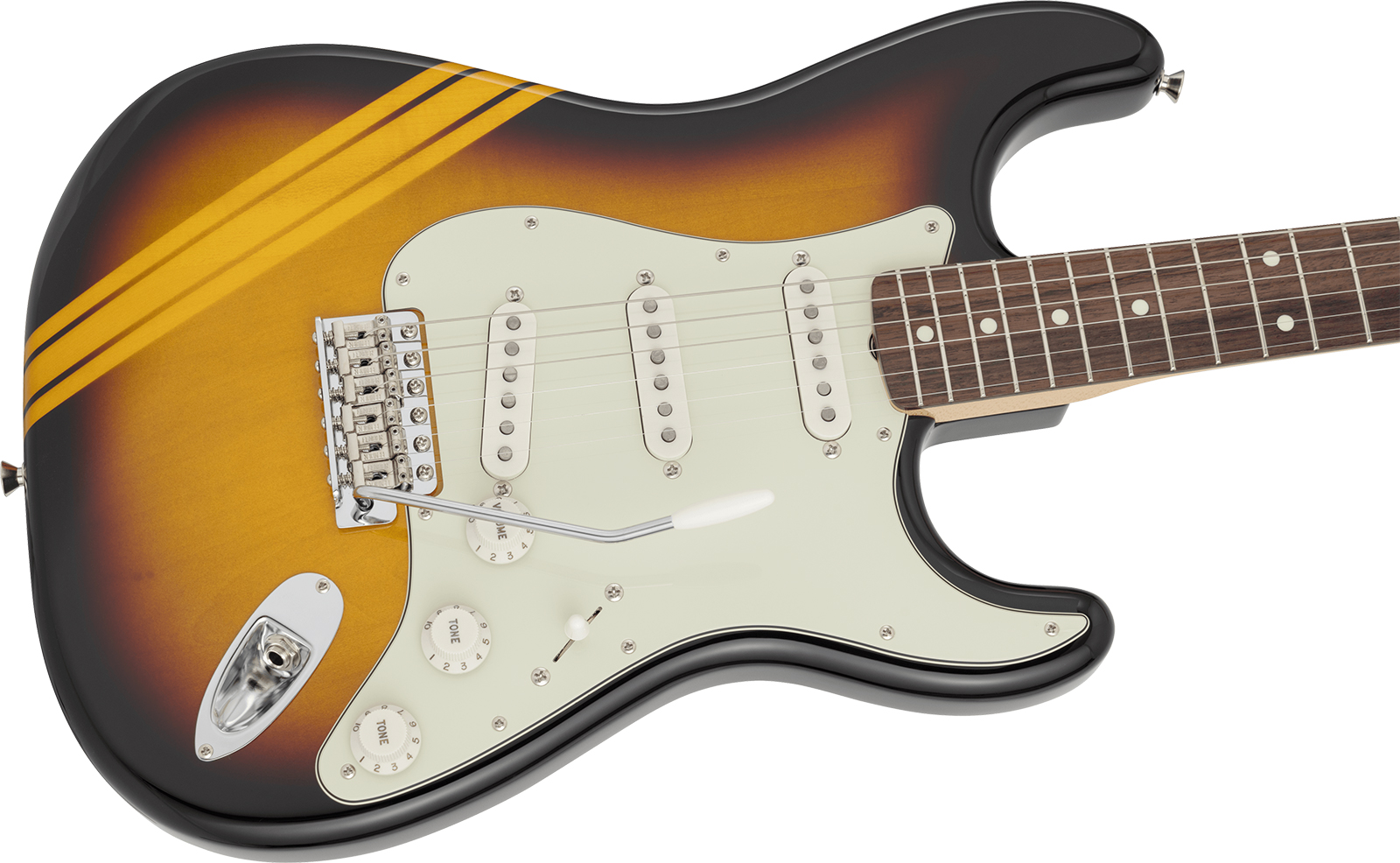 Fender Strat 60s Competition Traditional Jap 3s Trem Rw - 3-color Sunburst / Aged Natural - Guitarra eléctrica con forma de str. - Variation 2
