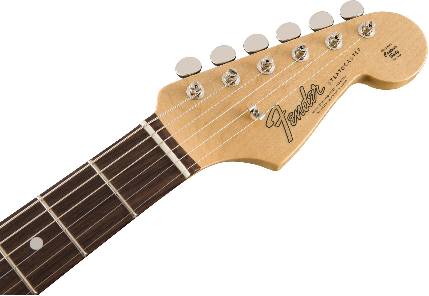 Fender Strat '60s Lh Gaucher American Original Usa Sss Rw - Olympic White - Guitarra electrica para zurdos - Variation 4
