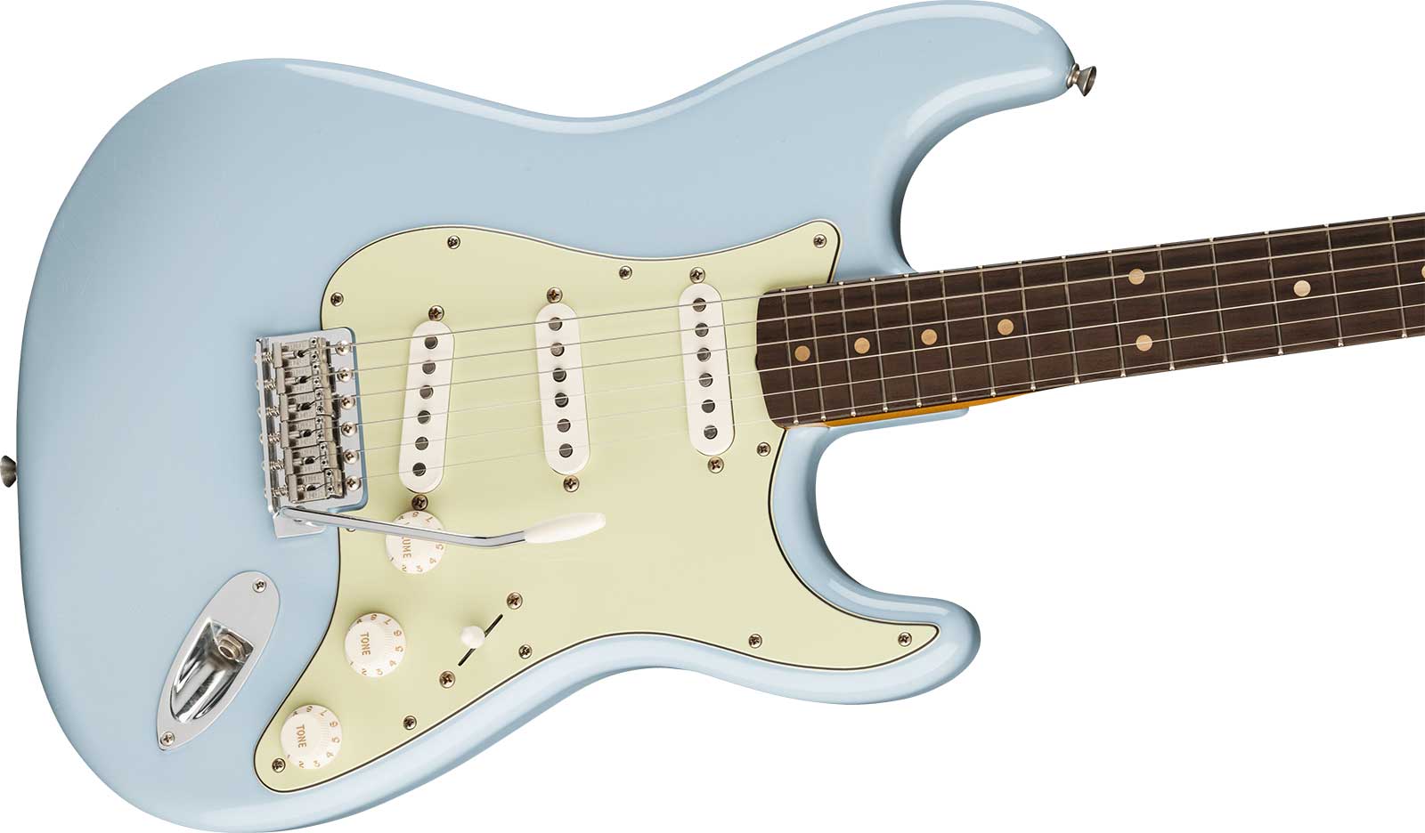 Fender Strat 60s Road Worn Vintera 2 Ltd Mex 3s Trem Rw - Sonic Blue - Guitarra eléctrica con forma de str. - Variation 2