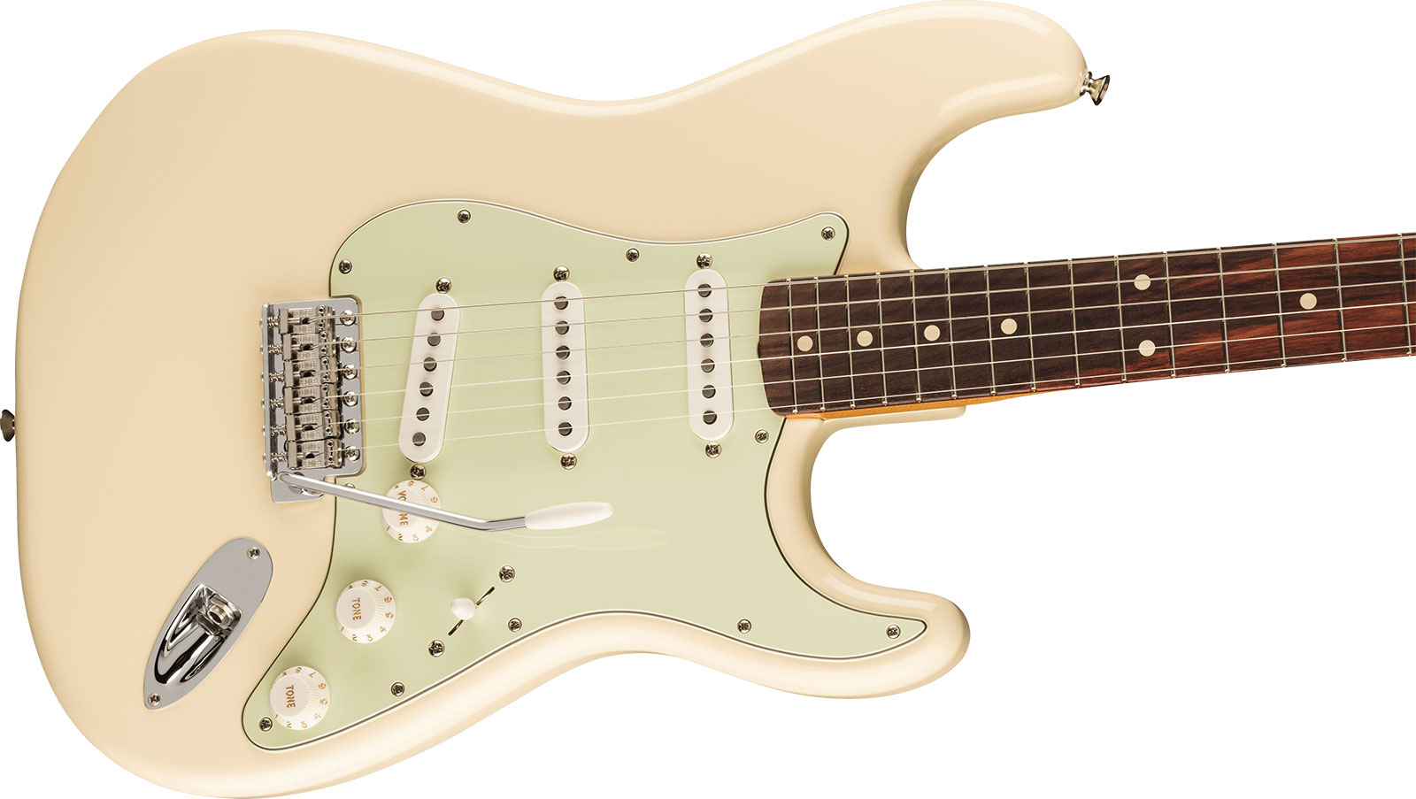 Fender Strat 60s Vintera 2 Mex 3s Trem Rw - Olympic White - Guitarra eléctrica con forma de str. - Variation 2