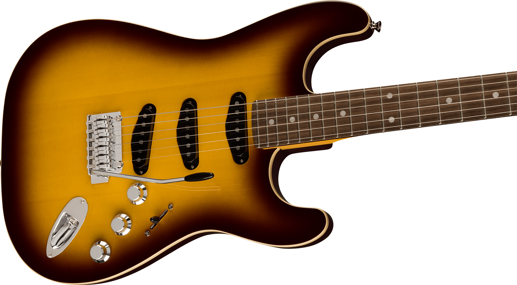 Fender Strat Aerodyne Special Jap 3s Trem Rw - Chocolate Burst - Guitarra eléctrica con forma de str. - Variation 2