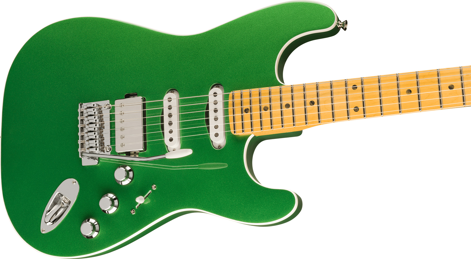 Fender Strat Aerodyne Special Jap Trem Hss Mn - Speed Green Metallic - Guitarra eléctrica con forma de str. - Variation 2
