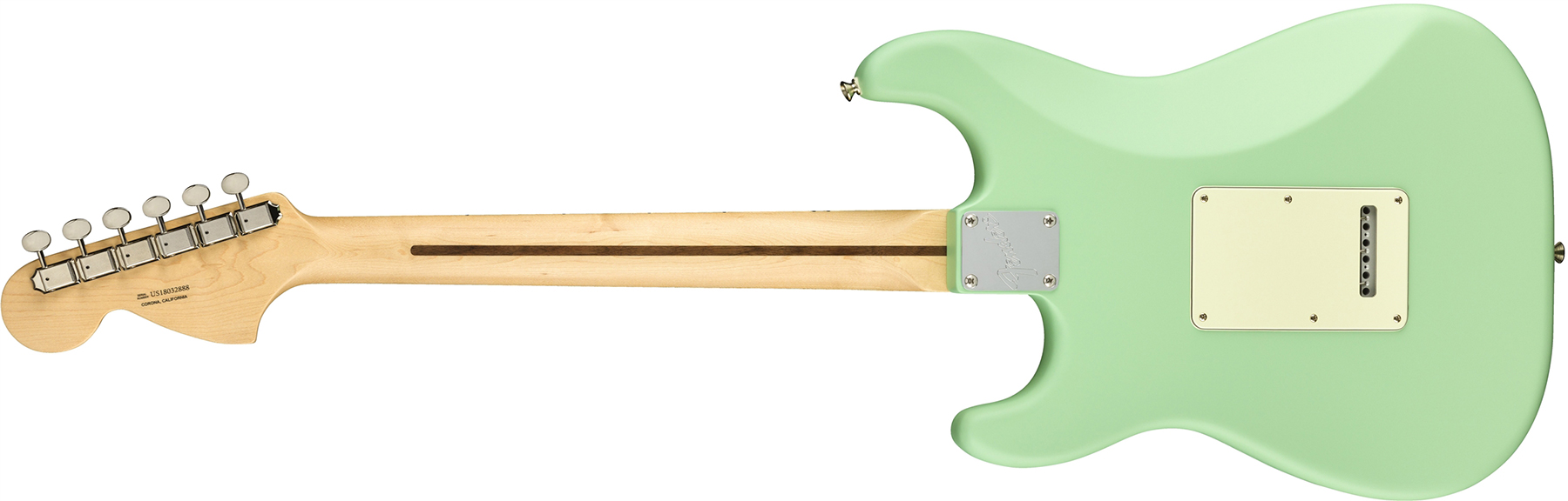 Fender Strat American Performer Usa Hss Mn - Satin Surf Green - Guitarra eléctrica con forma de str. - Variation 1