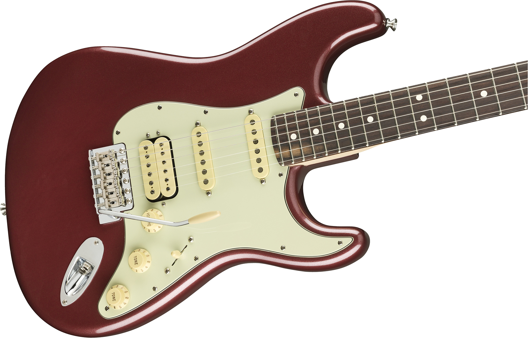 Fender Strat American Performer Usa Hss Rw - Aubergine - Guitarra eléctrica con forma de str. - Variation 2