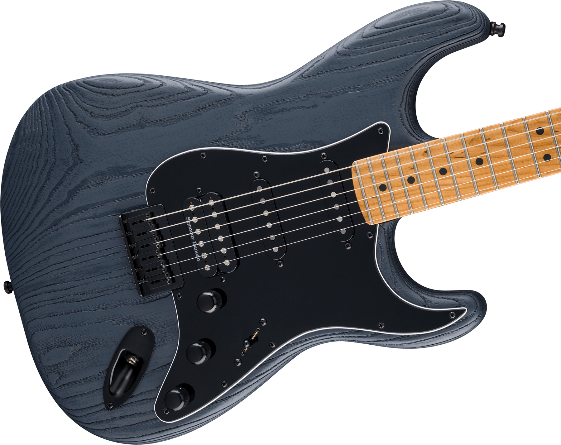 Fender Strat American Pro Ii Hss Ltd Usa Seymour Duncan Ht Mn - Ebony Smoke - Guitarra eléctrica con forma de str. - Variation 2