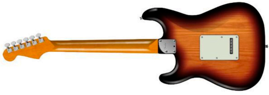 Fender Strat American Pro Ii Ltd 3s Custom Shop Trem Mn - 3-color Sunburst - Guitarra eléctrica con forma de str. - Variation 1