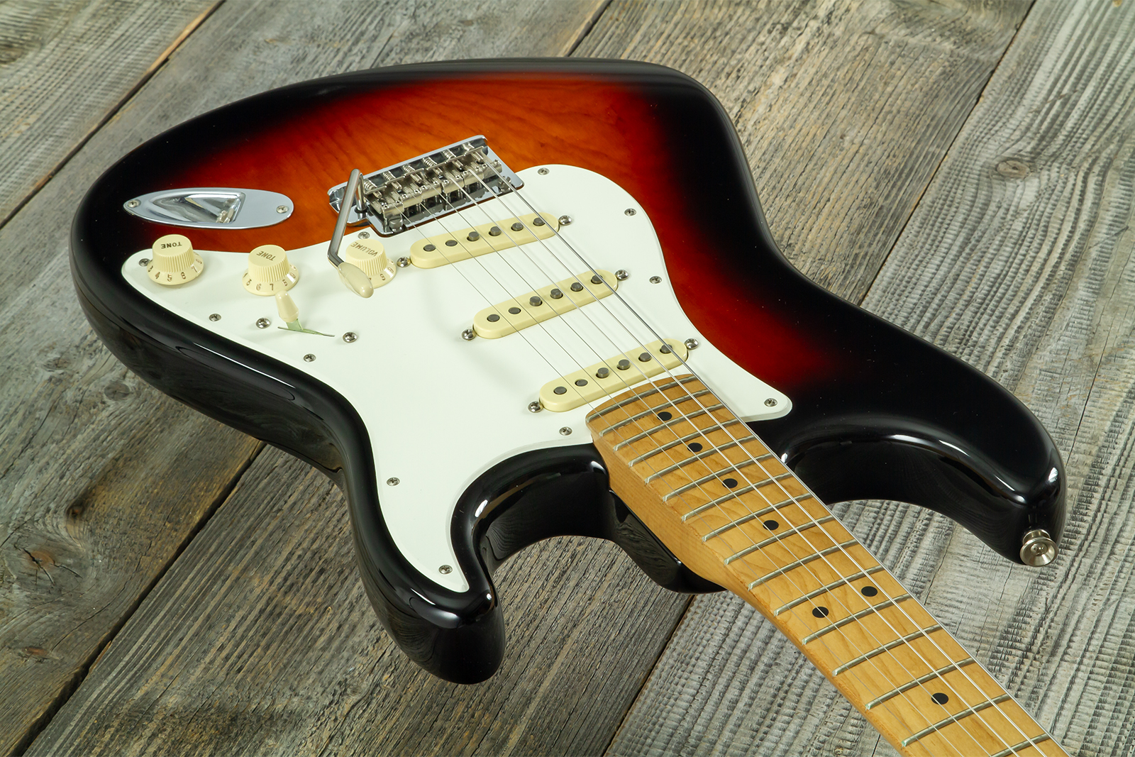 Fender Strat American Pro Ii Ltd 3s Trem Mn #us23077326 - 2-color Sunburst - Guitarra eléctrica con forma de str. - Variation 2