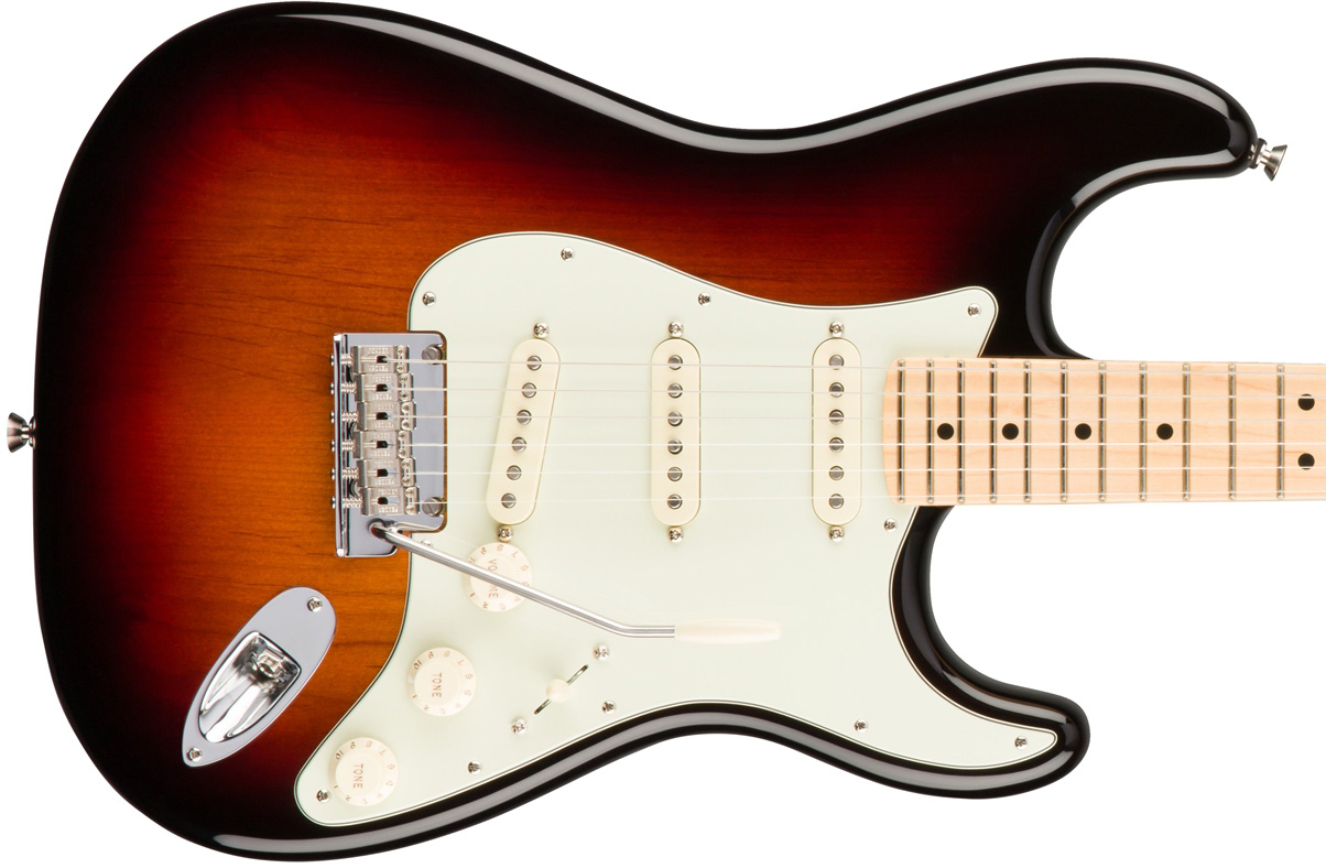 Fender Strat American Professional 2017 3s Usa Mn - 3-color Sunburst - Guitarra eléctrica con forma de str. - Variation 1