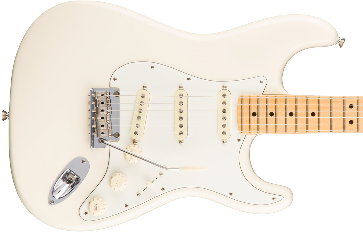 Fender Strat American Professional 2017 3s Usa Mn - Olympic White - Guitarra eléctrica con forma de str. - Variation 1