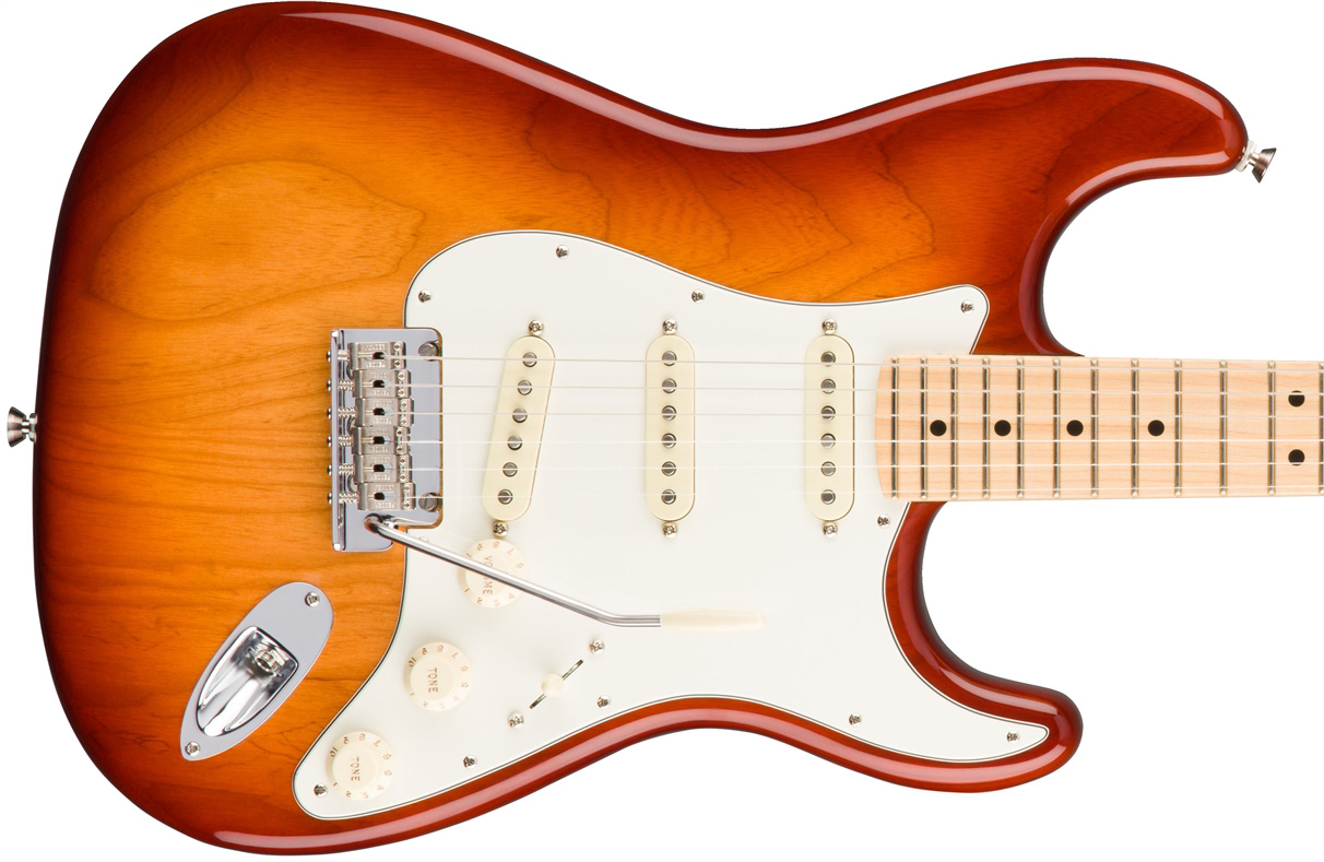 Fender Strat American Professional 2017 3s Usa Mn - Sienna Sunburst - Guitarra eléctrica con forma de str. - Variation 1