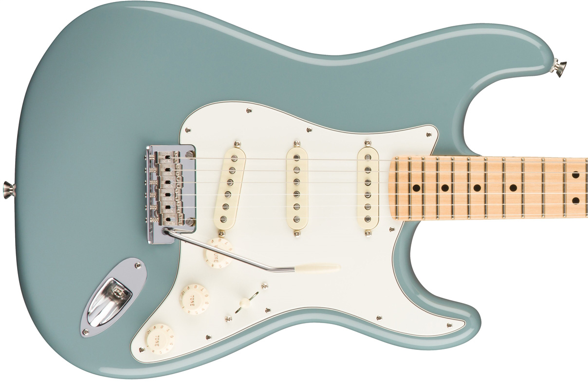 Fender Strat American Professional 2017 3s Usa Mn - Sonic Grey - Guitarra eléctrica con forma de str. - Variation 1