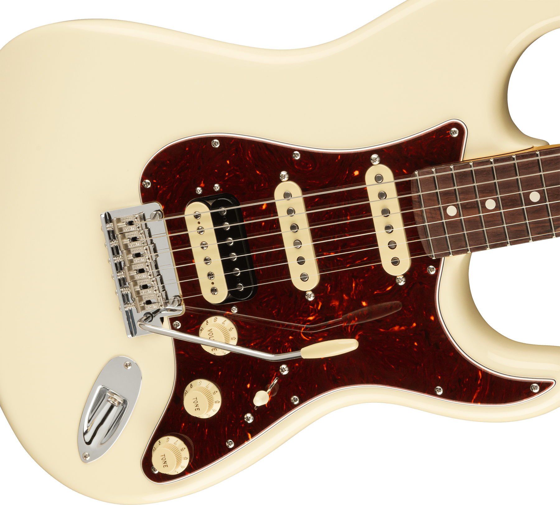 Fender Strat American Professional Ii Hss Usa Rw - Olympic White - Guitarra eléctrica con forma de str. - Variation 2