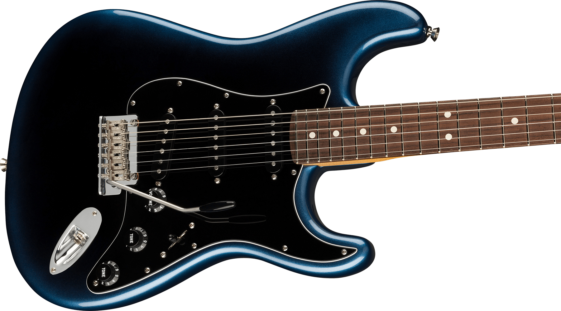 Fender Strat American Professional Ii Lh Gaucher Usa Rw - Dark Night - Guitarra electrica para zurdos - Variation 2