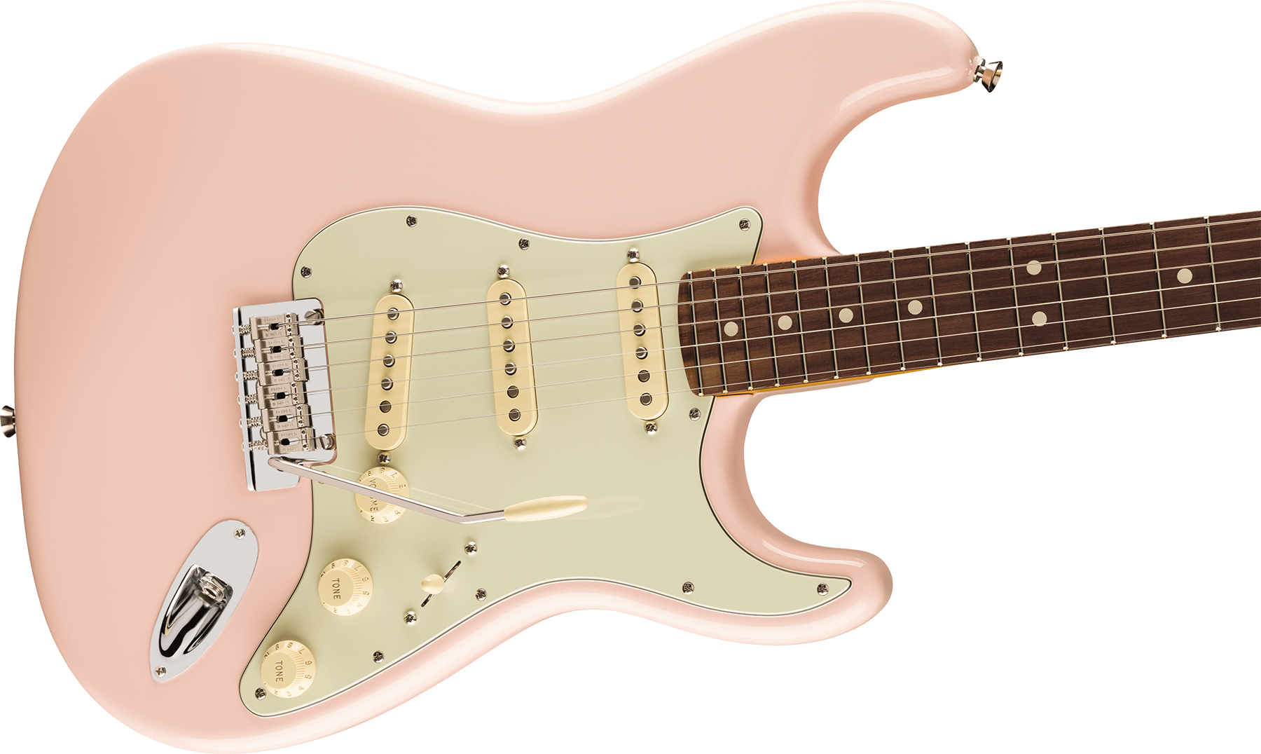 Fender Strat American Professional Ii Ltd Usa 3s Trem Rw - Shell Pink - Guitarra eléctrica con forma de str. - Variation 2