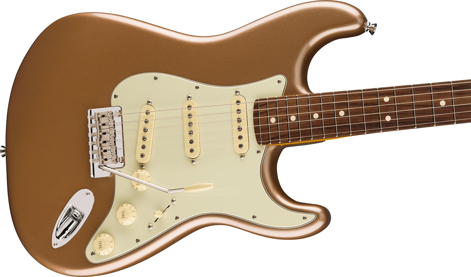 Fender Strat American Professional Ii Ltd Usa 3s Trem Rw - Firemist Gold Metallic - Guitarra eléctrica con forma de str. - Variation 2