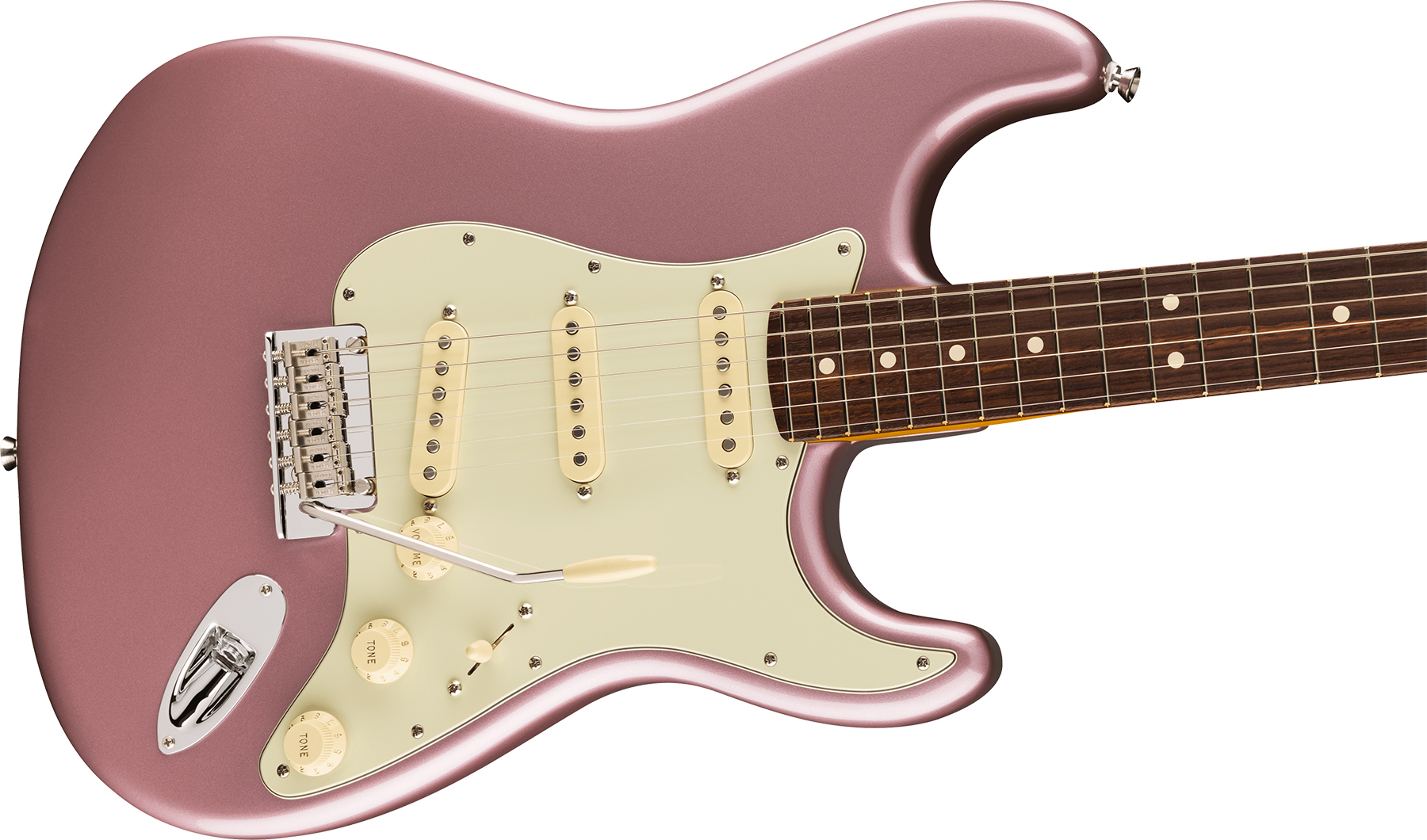 Fender Strat American Professional Ii Ltd Usa 3s Trem Rw - Burgundy Mist Metallic - Guitarra eléctrica con forma de str. - Variation 2
