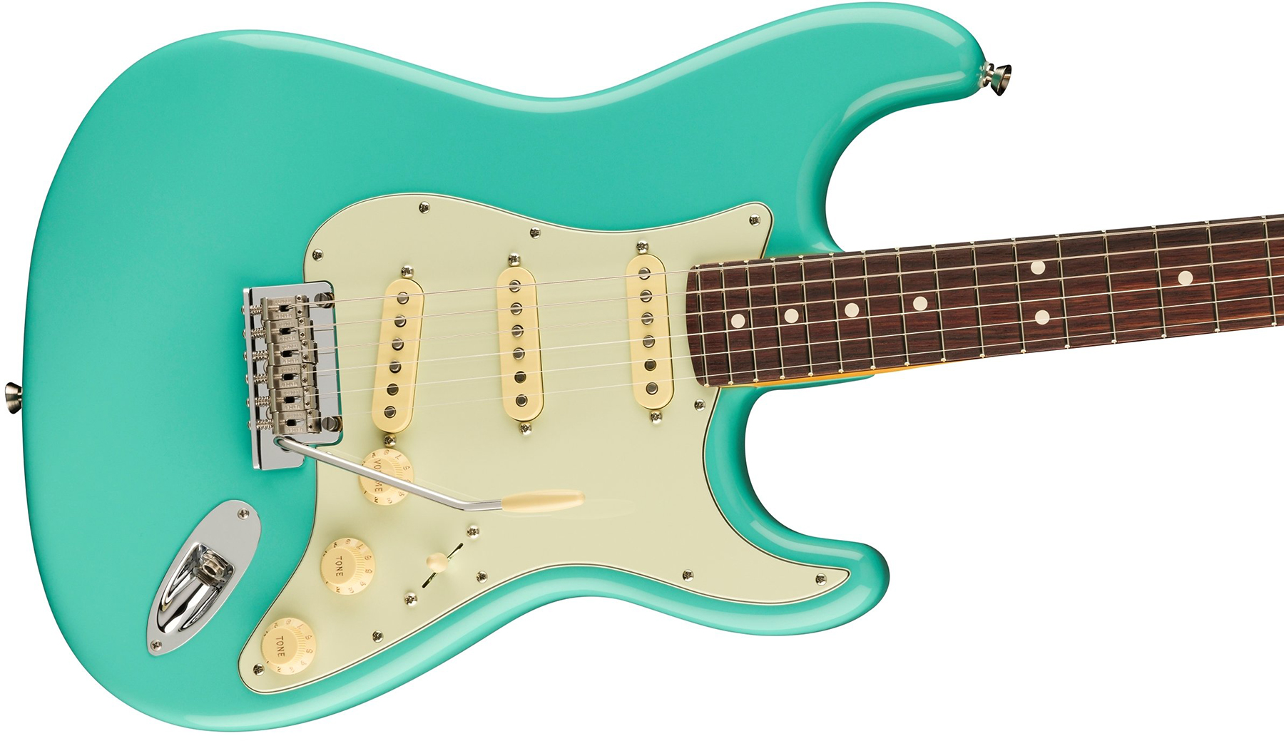 Fender Strat American Professional Ii Ltd Usa 3s Trem Rw - Sea Foam Green - Guitarra eléctrica con forma de str. - Variation 2
