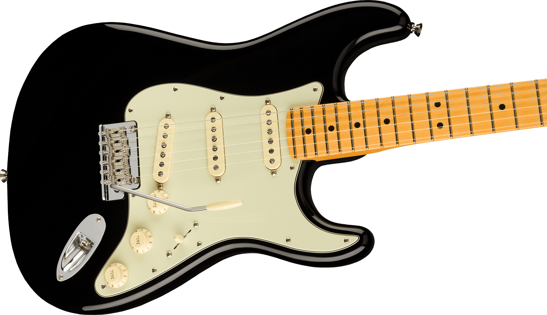 Fender Strat American Professional Ii Usa Mn - Black - Guitarra eléctrica con forma de str. - Variation 2