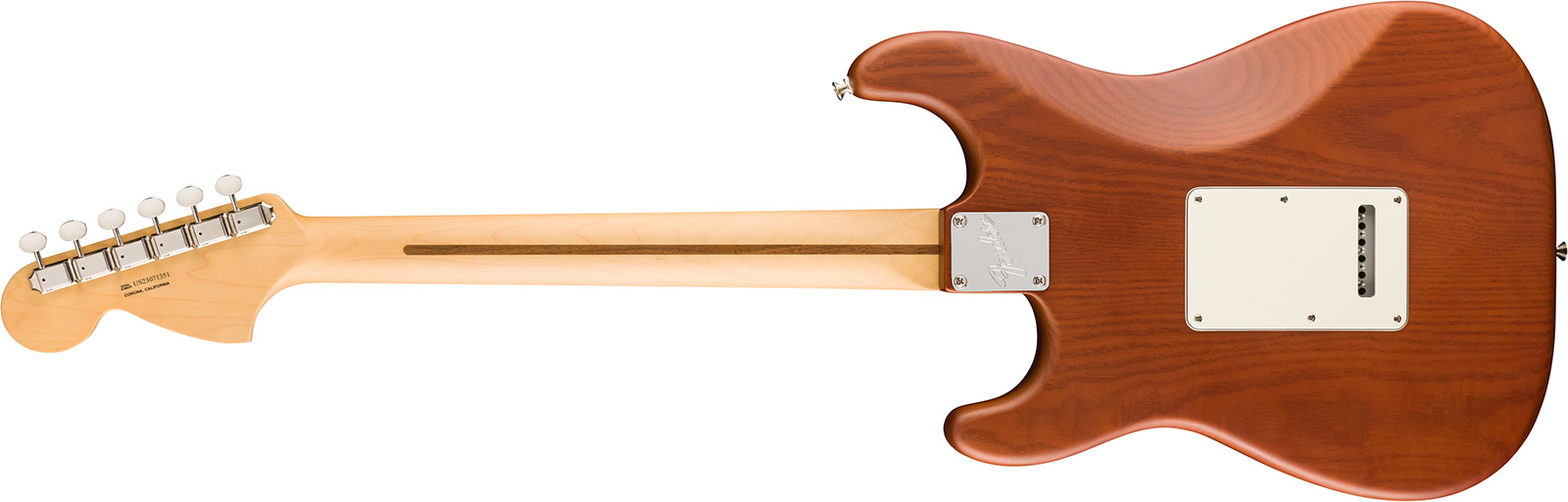 Fender Strat American Timber Performer Fsr Ltd Usa 3s Rw - Mocha - Guitarra eléctrica con forma de str. - Variation 1