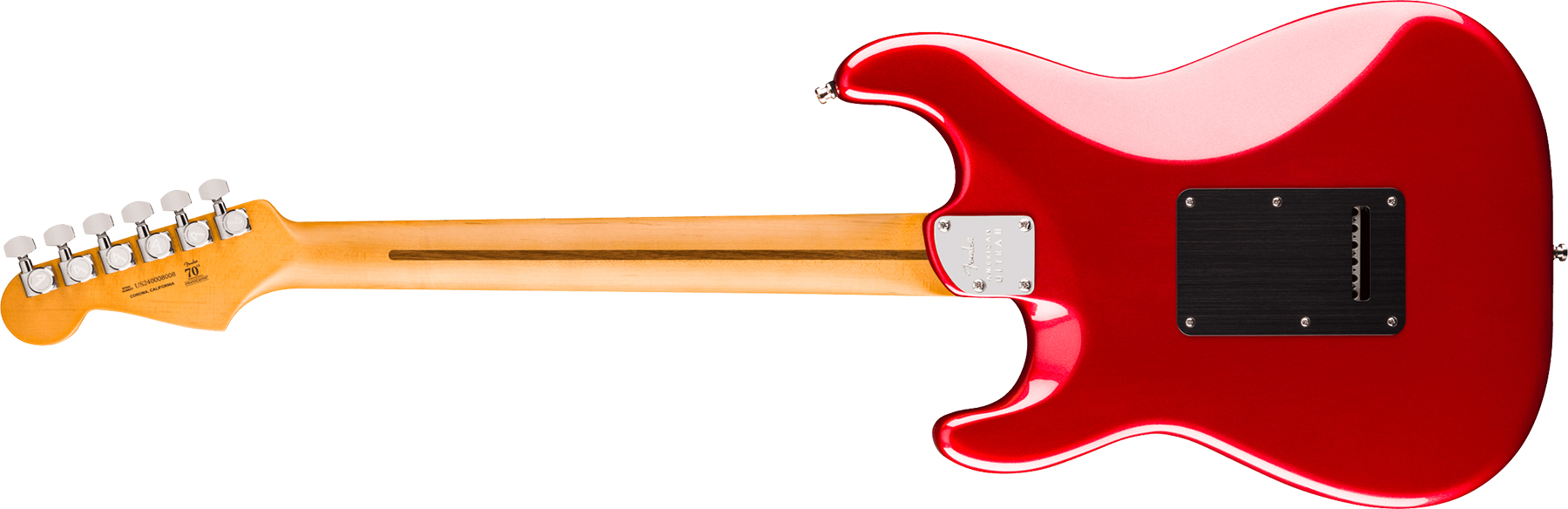 Fender Strat American Ultra Ii Hss Usa Trem Mn - Sinister Red - Guitarra eléctrica con forma de str. - Variation 1