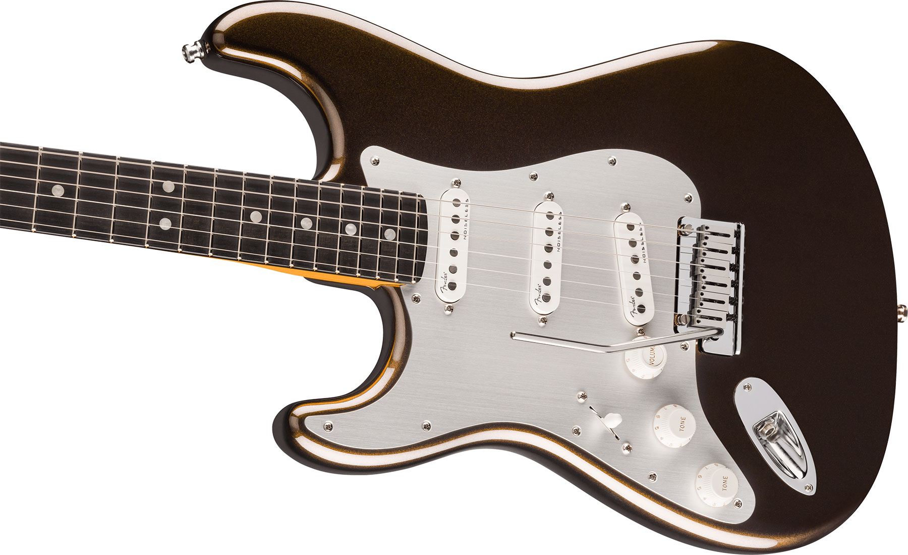 Fender Strat American Ultra Ii Lh Usa Gaucher Trem 3s Eb - Texas Tea - Guitarra eléctrica con forma de str. - Variation 2