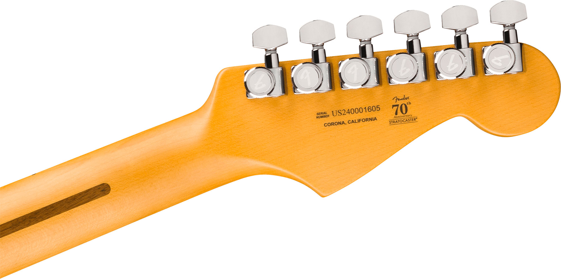 Fender Strat American Ultra Ii Lh Usa Gaucher Trem 3s Eb - Texas Tea - Guitarra eléctrica con forma de str. - Variation 3
