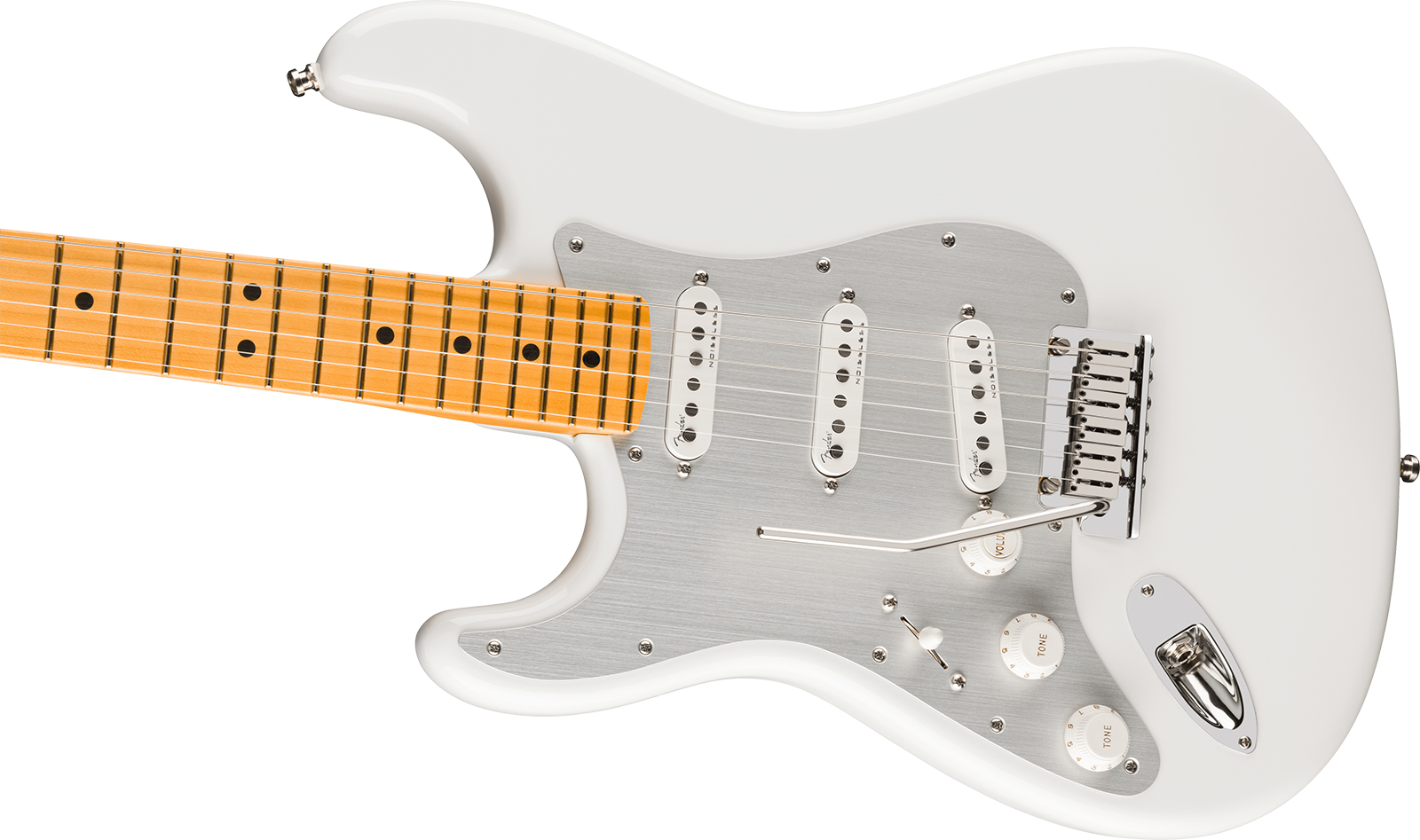 Fender Strat American Ultra Ii Lh Usa Gaucher Trem 3s Mn - Avalanche - Guitarra eléctrica con forma de str. - Variation 2