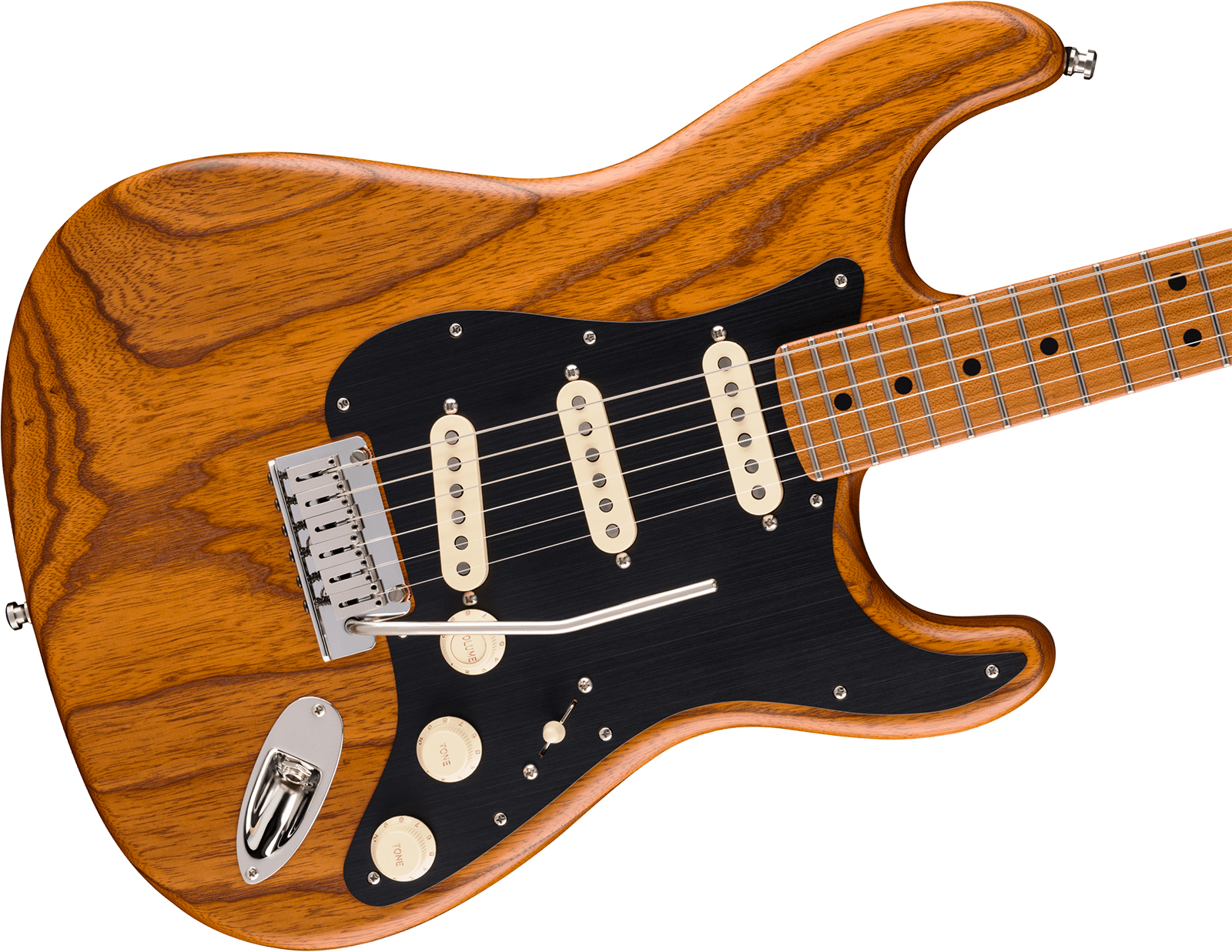 Fender Strat American Ultra Ii Ltd Usa 3s Custom Shop Trem Mn - Natural - Guitarra eléctrica con forma de str. - Variation 2