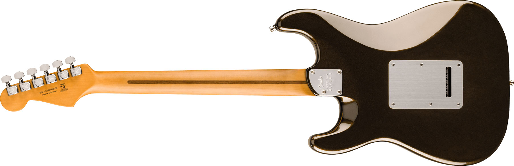 Fender Strat American Ultra Ii Usa 3s Trem Eb - Texas Tea - Guitarra eléctrica con forma de str. - Variation 1
