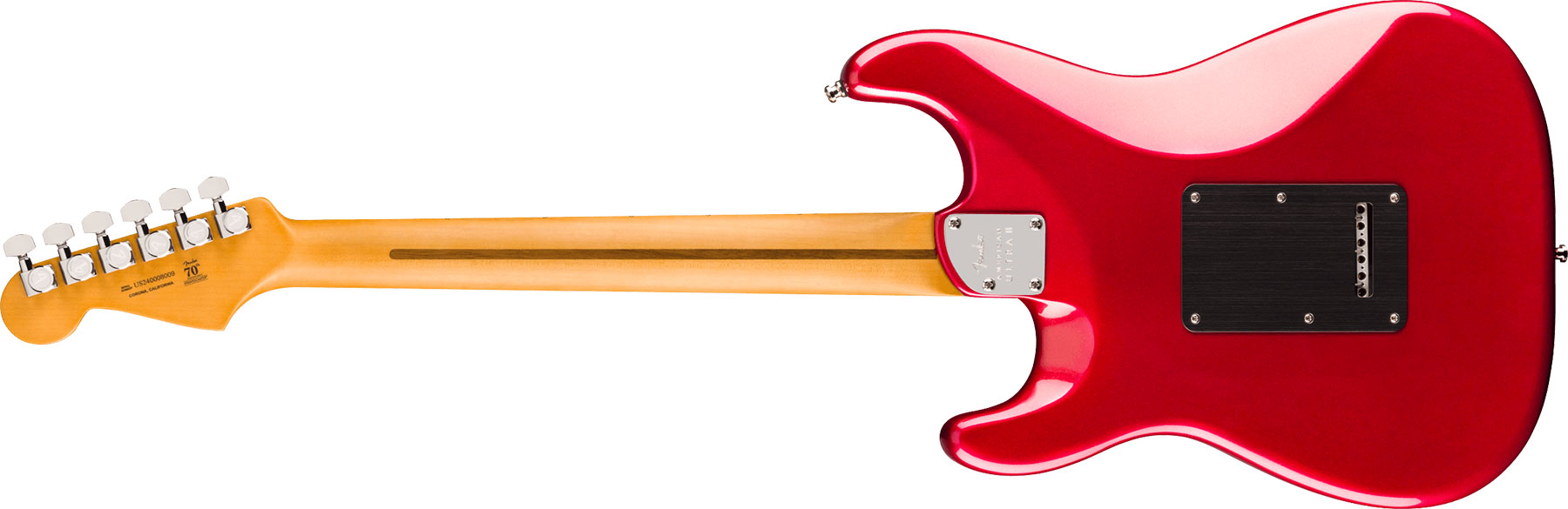 Fender Strat American Ultra Ii Usa Trem 3s Mn - Sinister Red - Guitarra eléctrica con forma de str. - Variation 1