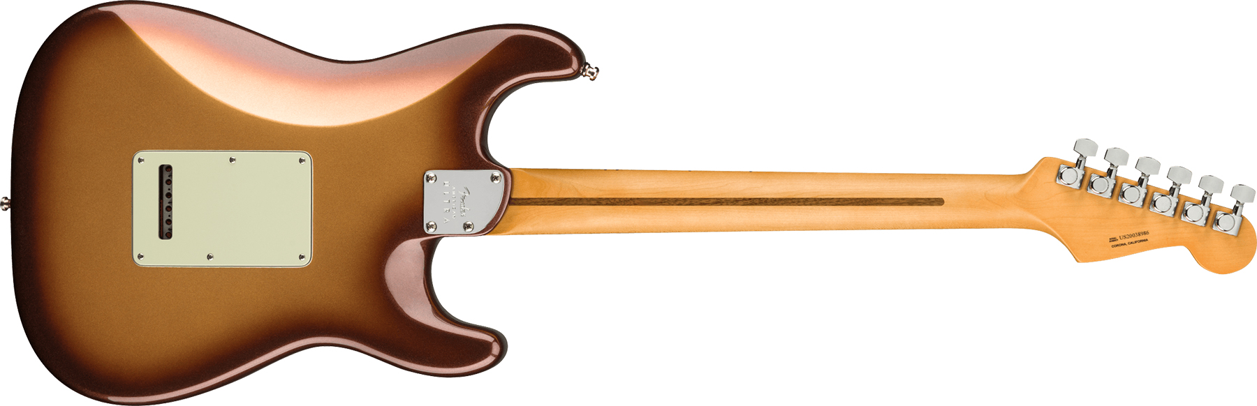 Fender Strat American Ultra Lh Gaucher Usa Mn +etui - Mocha Burst - Guitarra eléctrica con forma de str. - Variation 1