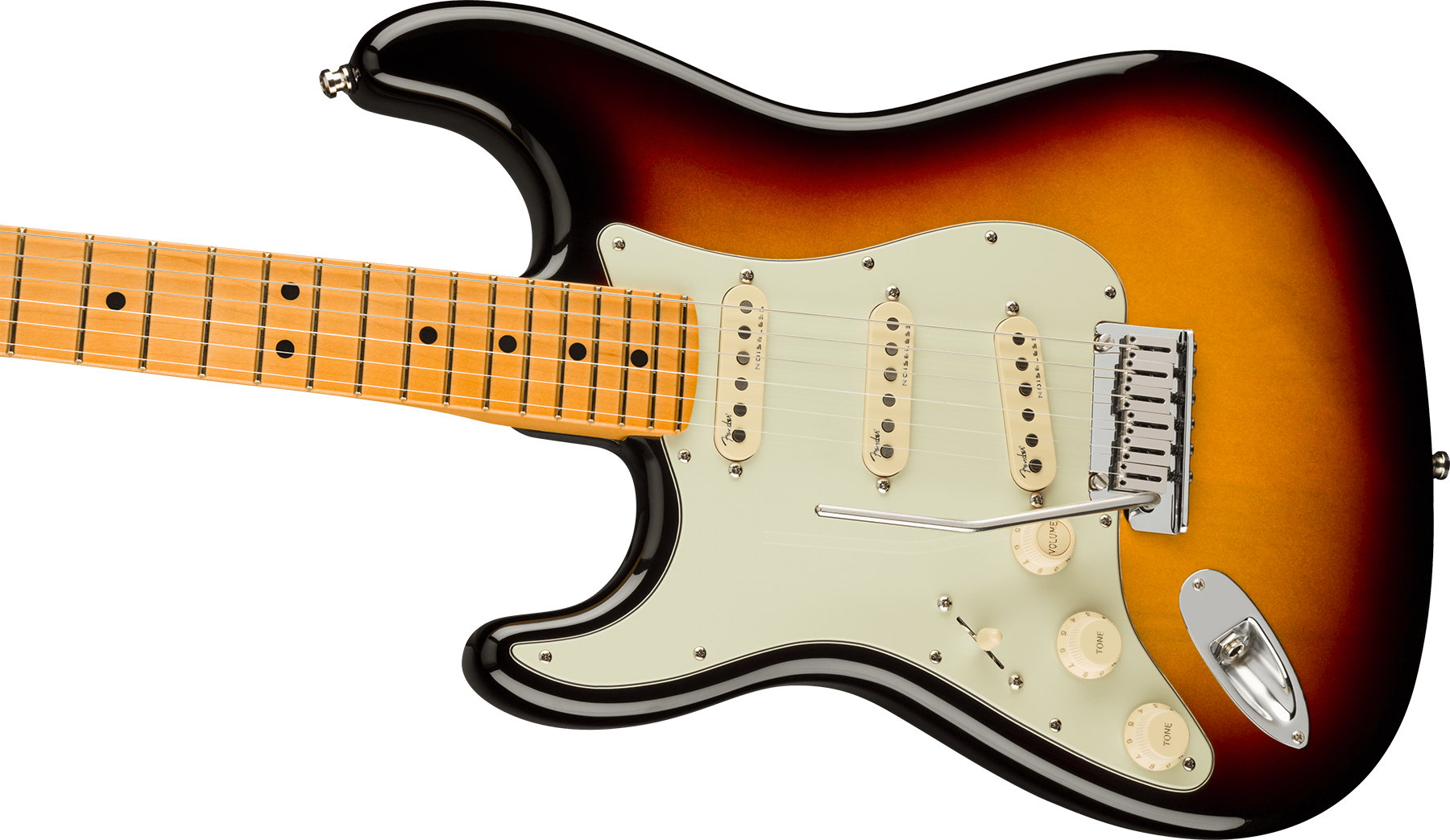 Fender Strat American Ultra Lh Gaucher Usa Mn +etui - Ultraburst - Guitarra electrica para zurdos - Variation 2